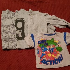 Gray boys shirt bundle